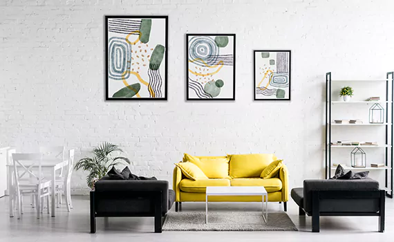 Living Room Picture Hanging in Dubai, UAE