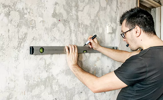 Living Room Wall Repair in Dubai, UAE